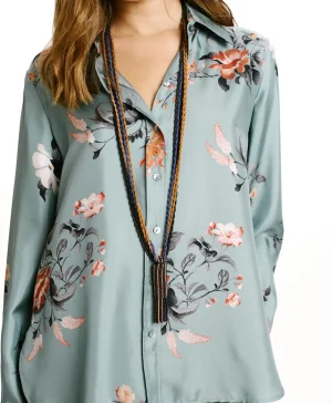 Momoni BIJOUX HIMONO CON PERLINE O PERLE-BLU NAVY MULTICOLORE BluNavyMulticolore Store