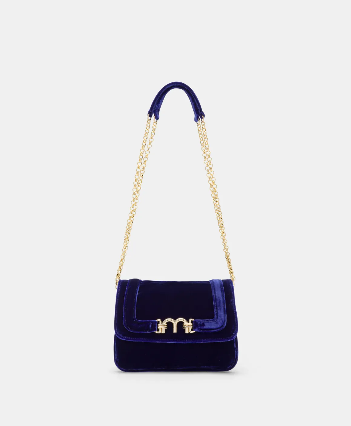 Momoni BORSA MIMI' FLORE IN VELLUTO LISCIO- Lavanda Flash Sale