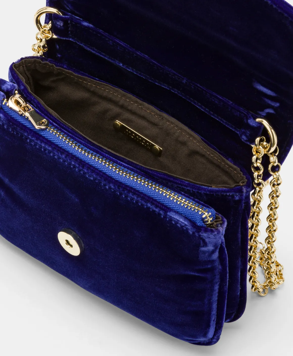 Momoni BORSA MIMI' FLORE IN VELLUTO LISCIO- Lavanda Flash Sale