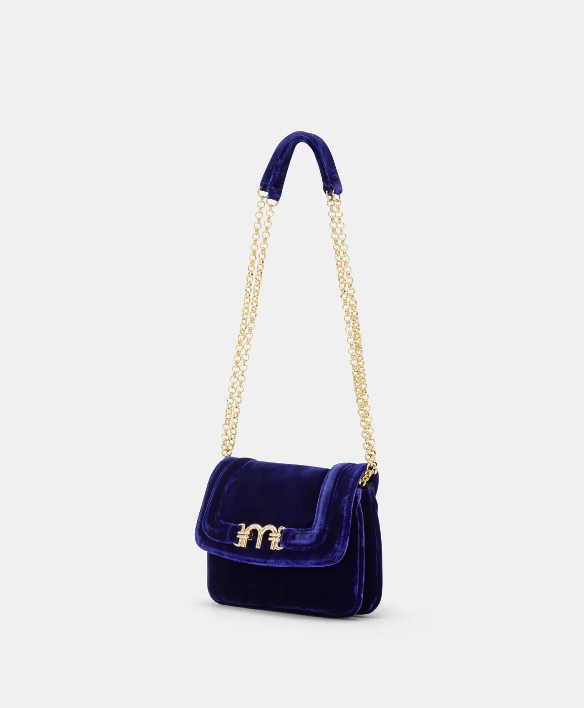 Momoni BORSA MIMI' FLORE IN VELLUTO LISCIO- Lavanda Flash Sale