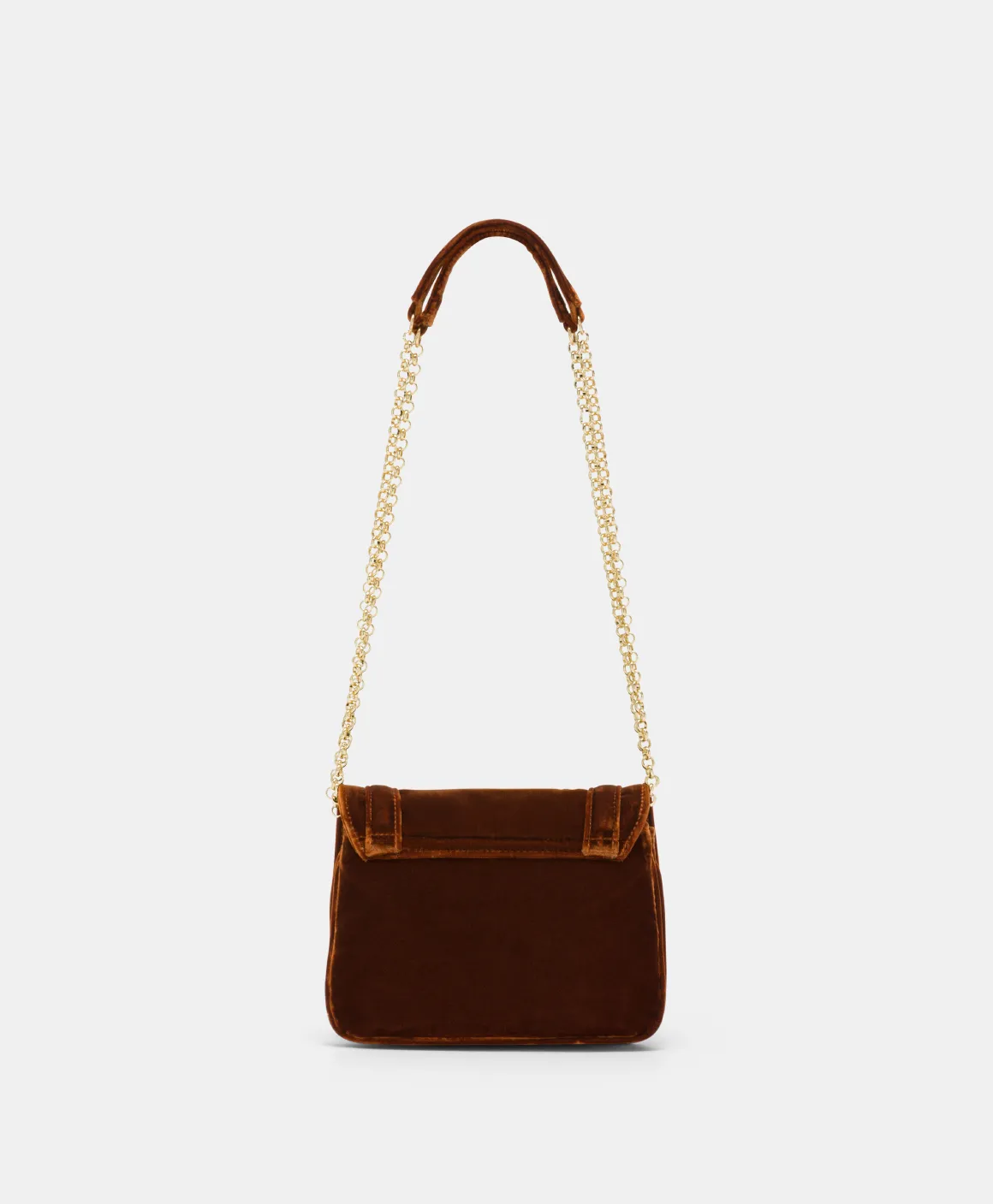 Momoni BORSA MIMI' FLORE IN VELLUTO LISCIO- Pelle Fashion