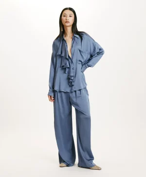 Momoni CAMICIA FUJITA IN SETA LAVATA-CARTA DA ZUCCHERO CartadaZucchero Store