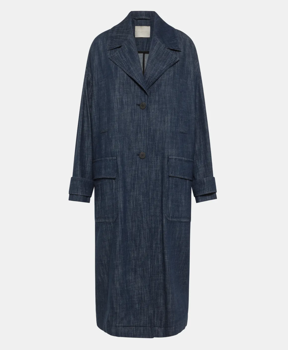Momoni CAPPOTTO JUNKO IN DENIM COLOR FERMO-BLU JEANS BluJeans Store