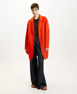 Momoni CAPPOTTO POMERANIA IN PANNO DOUBLE- Paprika Shop