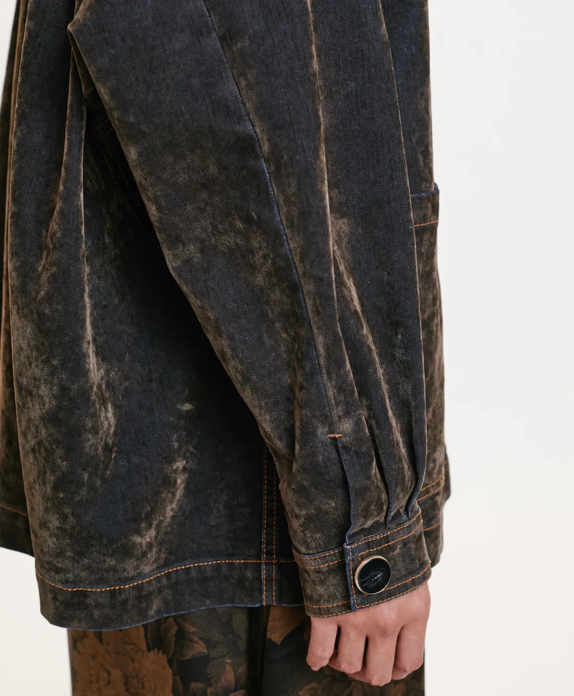 Momoni CAPPOTTO YAME' IN DENIM FLOCK-VERDE MILITARE VerdeMilitare Discount