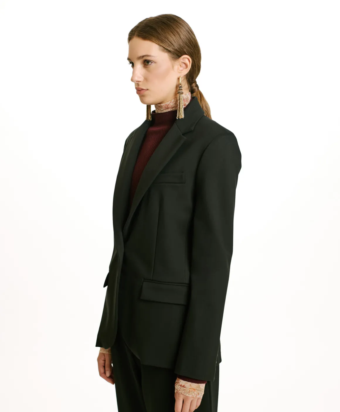 Momoni GIACCA HAKAMA IN PUNTO MILANO- Foresta Hot