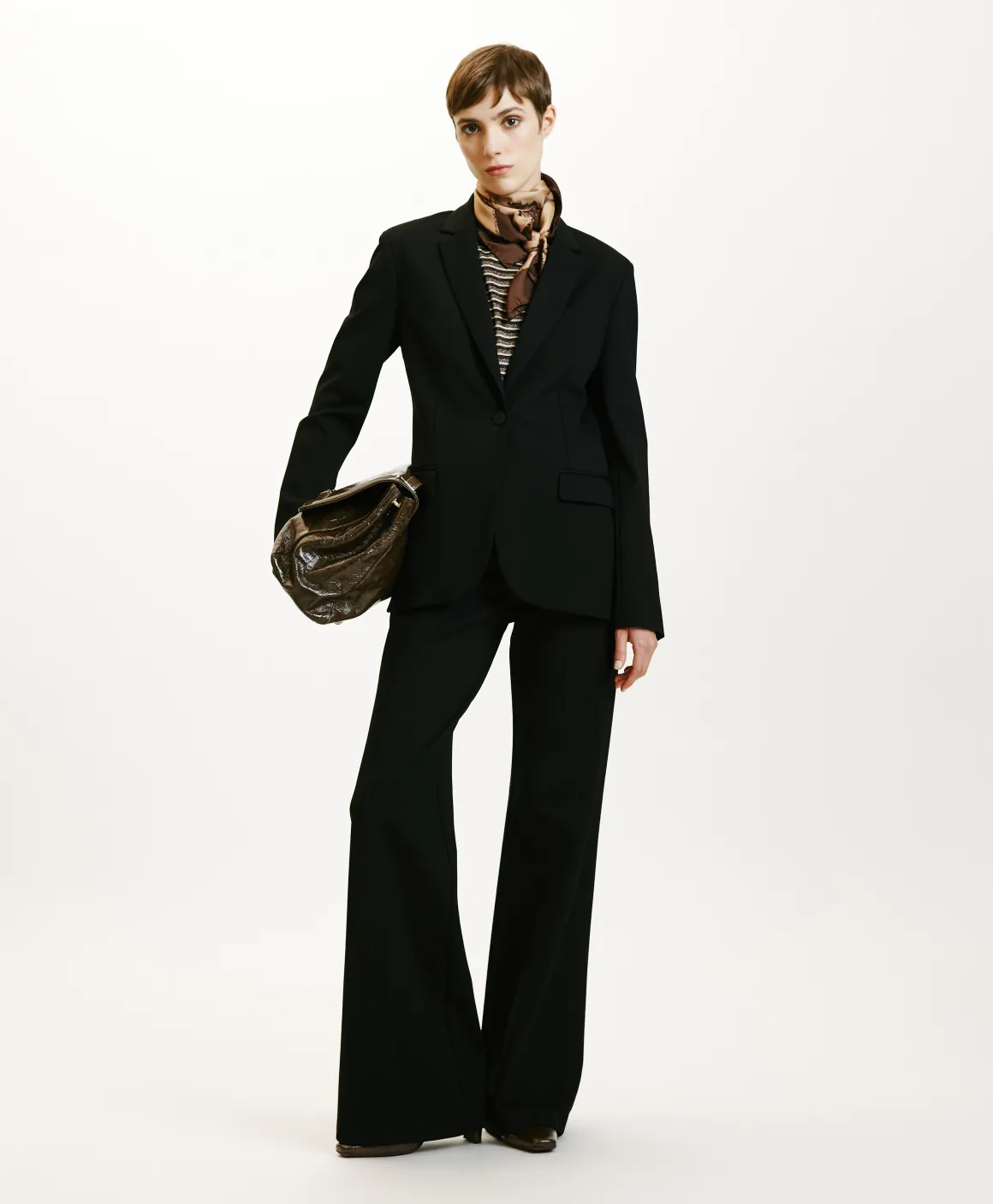 Momoni GIACCA HAKAMA IN PUNTO MILANO- Nero Discount