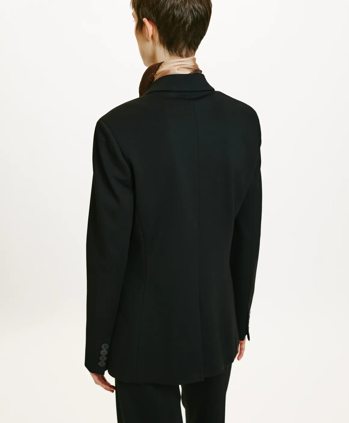 Momoni GIACCA HAKAMA IN PUNTO MILANO- Nero Discount