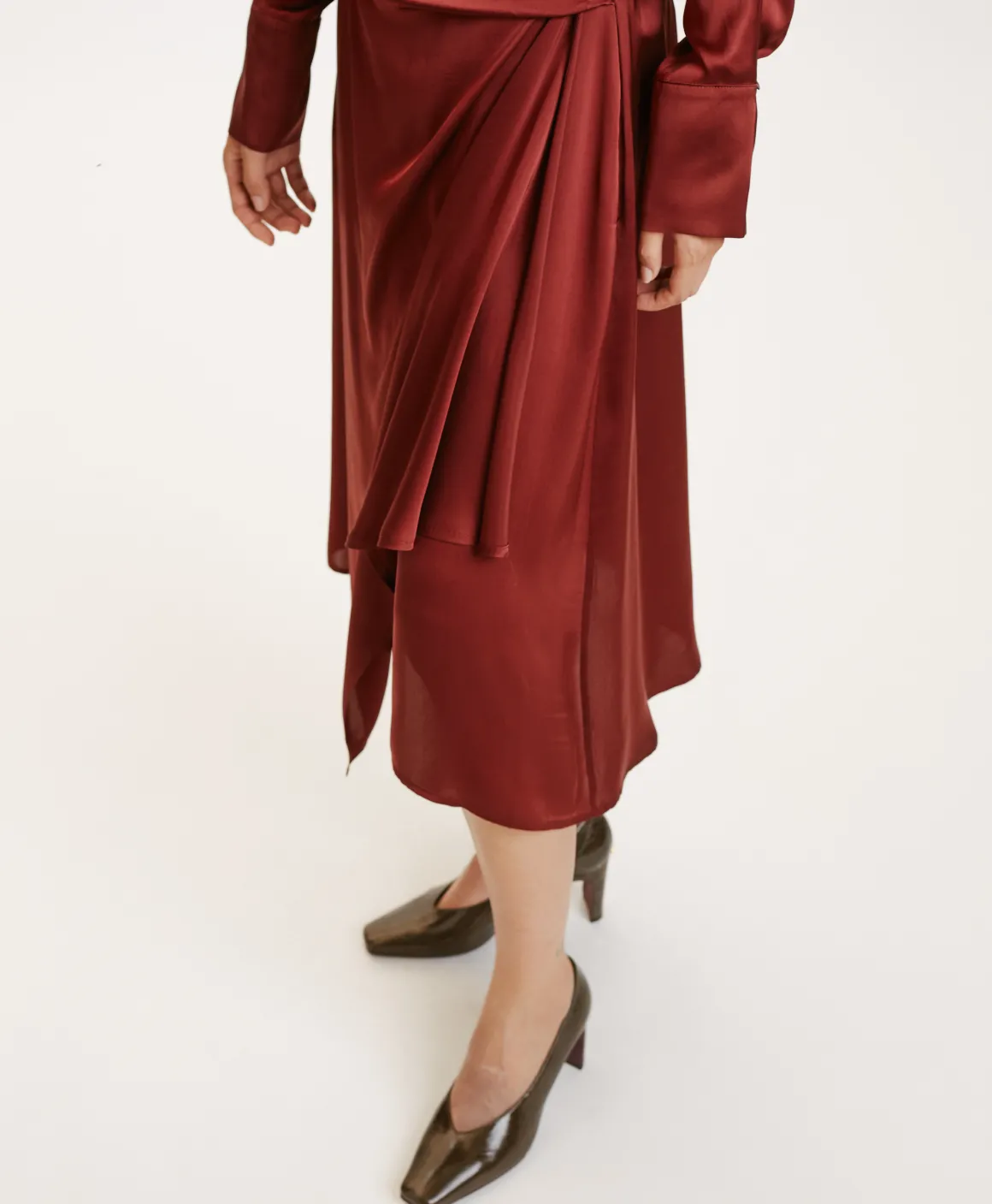 Momoni GONNA JUN IN SETA LAVATA-MOSTO D'UVA Mostod'Uva Fashion