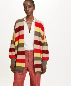 Momoni MAGLIA HOKKAIDO RIGATA MULTICOLOR-ROSSO MULTICOLORE RossoMulticolore Cheap