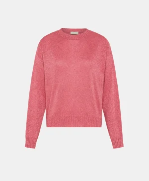 Momoni MAGLIA KARASU IN LUREX- Fucsia Fashion