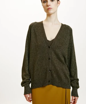 Momoni MAGLIA SHIRO IN LUREX- Alga Store