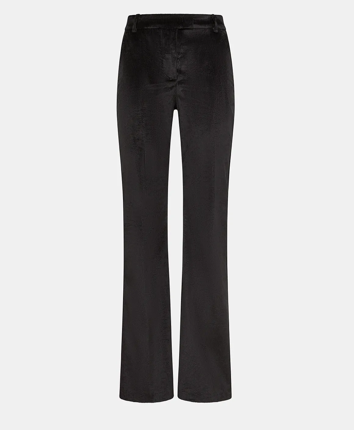 Momoni PANTALONI SATSUKI IN VELLUTO A COSTE STRETCH- Nero Flash Sale