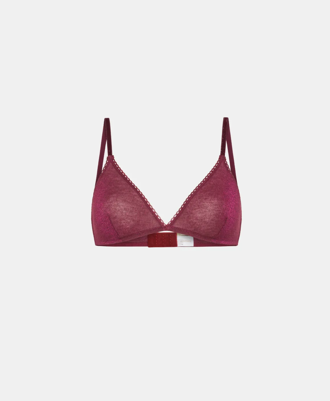 Momoni REGGISENO AMETHIST IN JERSEY LUREX- Ciclamino Fashion