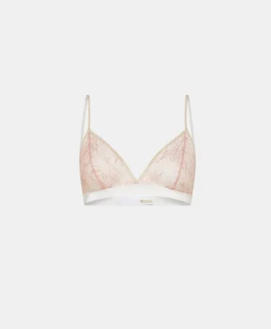 Momoni REGGISENO AZAMI IN PIZZO CON BALZA - Rosa Best Sale