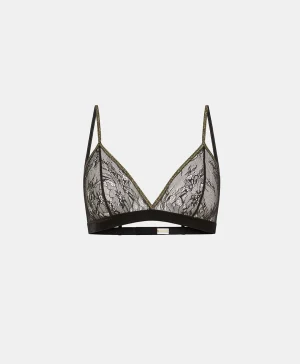 Momoni REGGISENO AZAMI IN PIZZO CON BALZA - Nero Cheap