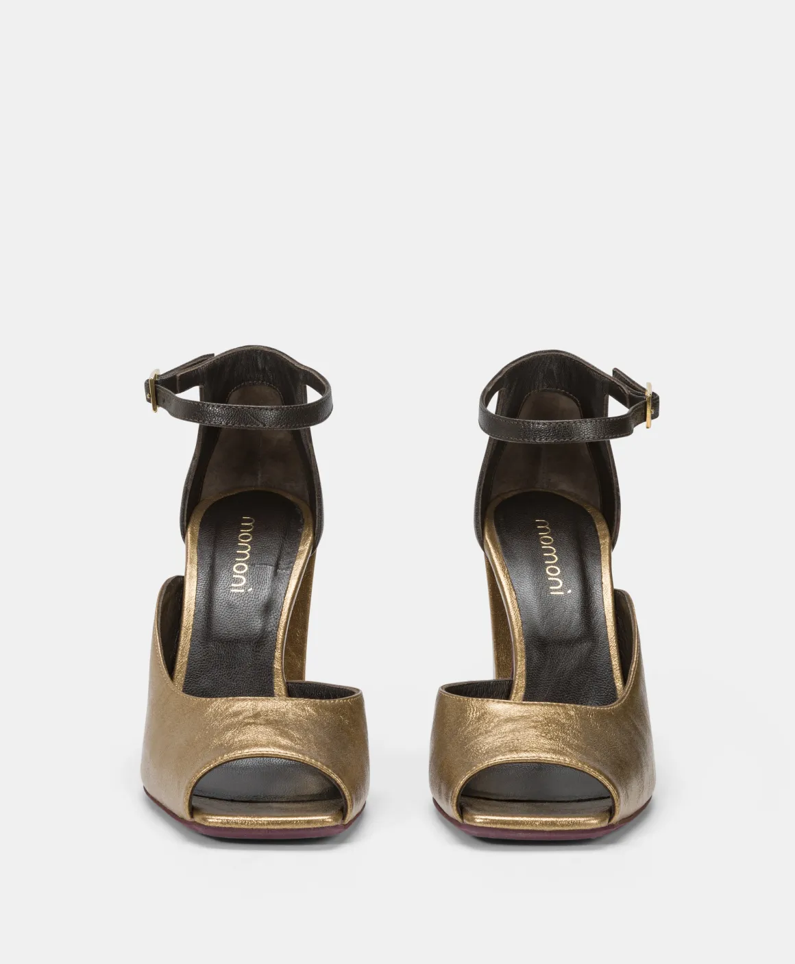 Momoni SCARPE AJISAI IN ECOPELLE LAMINATA- Oro Cheap