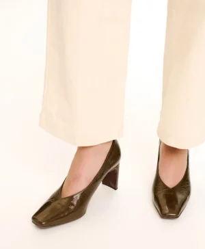 Momoni SCARPE NORA IN PELLE NAPLAK-MARRONE SCURO MarroneScuro Best Sale