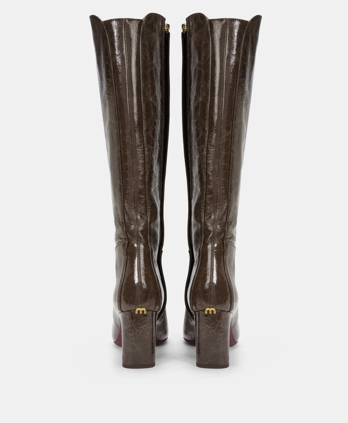 Momoni SCARPE REIKO IN PELLE NAPLAK-MARRONE SCURO MarroneScuro Online